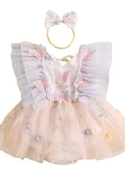 Load image into Gallery viewer, Whimsical Dreamy Butterfly Romper &amp; Bow Headband (pre order) - Fox Baby &amp; Co
