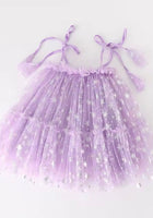 Load image into Gallery viewer, Sparkle Snow Princess Kids little Girls Tulle Dress - Purple - Fox Baby &amp; Co
