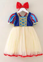 Load image into Gallery viewer, Classic Snow White Princess Birthday Party Dress Costume &amp; Headband - Fox Baby &amp; Co
