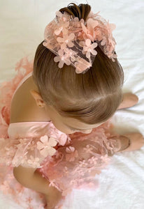 Peachy Flora Cake Smash Tutu Frill Romper with headband - Fox Baby & Co