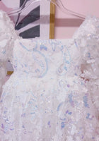 Load image into Gallery viewer, Flowergirl Sparkle Wonderland Long Sleeve Luxe Tulle Dress (pre order)
