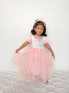 Pink Fairyfloss Princess Birthday Party Dress with cape - Fox Baby & Co