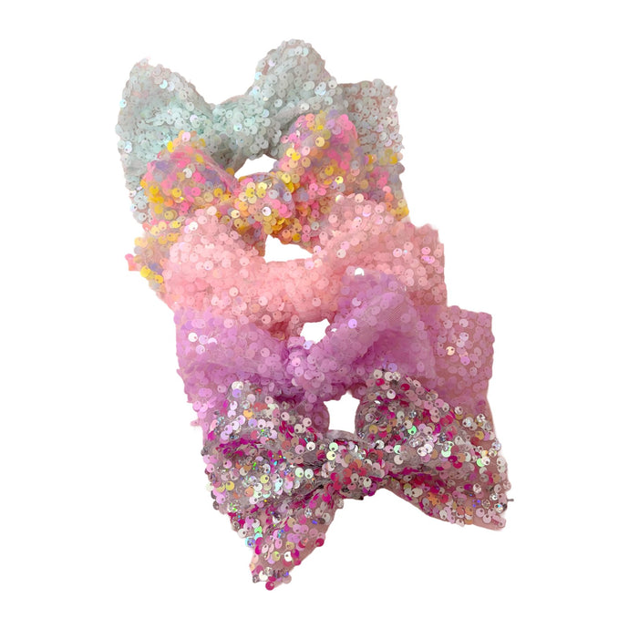 Birthday Sequins Bow Clip - Fox Baby & Co