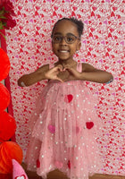 Load image into Gallery viewer, Baby Girl My Valentine Heart Tulle Dress - Pink - Fox Baby &amp; Co
