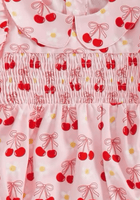 Load image into Gallery viewer, Cherry Daisy Days Romper (pre order) - Fox Baby &amp; Co
