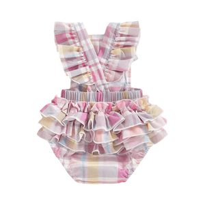 My First Easter Frill Romper & Bow (pre order) - Fox Baby & Co