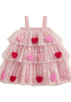 Load image into Gallery viewer, Baby Girl My Valentine Heart Tulle Dress - Pink (pre order) - Fox Baby &amp; Co
