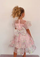 Load image into Gallery viewer, Enchanted Mermaid Sequins Luxe Tulle Dress - Pink (preorder) - Fox Baby &amp; Co
