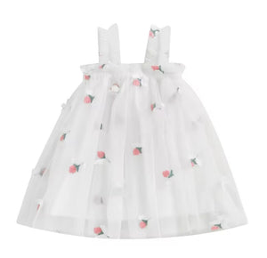 Aurora Fairy Tulle Birthday Dress - White - Fox Baby & Co