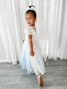 White Snow Princess Birthday Party Dress