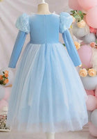 Load image into Gallery viewer, Snow Princess Birthday Long Sleeve Party Dress Costume - Fox Baby &amp; Co
