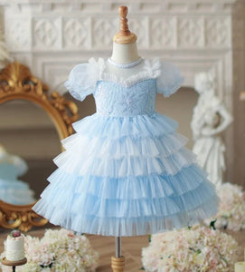 Kid little girl Snowflake Fairy Princess Dress - Fox Baby & Co