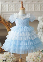 Load image into Gallery viewer, Kid little girl Snowflake Fairy Princess Dress - Fox Baby &amp; Co
