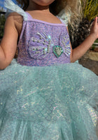 Load image into Gallery viewer, Mermaid Luxe Princess Birthday Party Dress - Fox Baby &amp; Co
