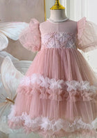 Load image into Gallery viewer, Kid little girl Fairytale Posy Birthday Tulle Dress - Fox Baby &amp; Co
