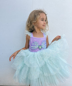 Mermaid Luxe Princess Birthday Party Dress - Fox Baby & Co