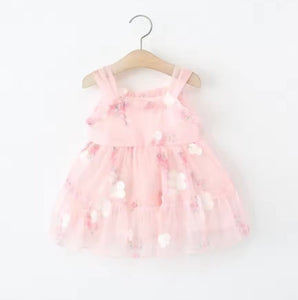 Floral Fields Dress - Pink - Fox Baby & Co