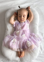 Load image into Gallery viewer, Bella Garden Floral Tulle Birthday Dress - lilac - Fox Baby &amp; Co
