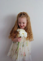 Load image into Gallery viewer, Arabella Garden Floral Tulle Birthday Dress - lemon - Fox Baby &amp; Co
