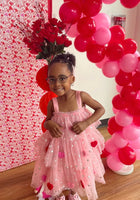 Load image into Gallery viewer, Baby Girl My Valentine Heart Tulle Dress - Pink - Fox Baby &amp; Co
