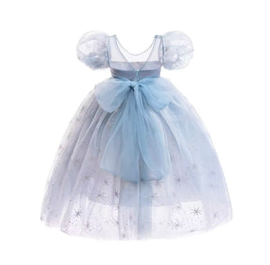 Snow Elsa Princess Birthday Party Dress Costume