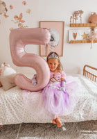 Load image into Gallery viewer, Iris Enchanted Princess Luxe Birthday Party Dress Costume - Fox Baby &amp; Co
