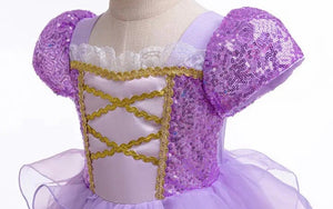 Rapunzel Princess Birthday Luxe Party Dress Costume (pre order) - Fox Baby & Co