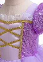 Load image into Gallery viewer, Rapunzel Princess Birthday Luxe Party Dress Costume (pre order) - Fox Baby &amp; Co
