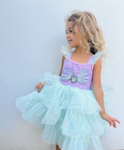 Mermaid Luxe Princess Birthday Party Dress - Fox Baby & Co