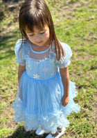 Load image into Gallery viewer, Snow Sapphire Princess Party Dress - Fox Baby &amp; Co
