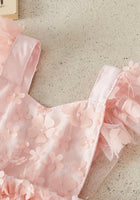 Load image into Gallery viewer, Peachy Flora Cake Smash Tutu Frill Romper with headband - Fox Baby &amp; Co
