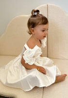 Load image into Gallery viewer, Kids little girls Talulah Flowergirl Party Dress - White - Fox Baby &amp; Co
