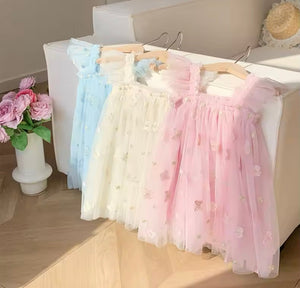 Whimsical Butterfly Fairy Tulle Birthday Dress - Fox Baby & Co