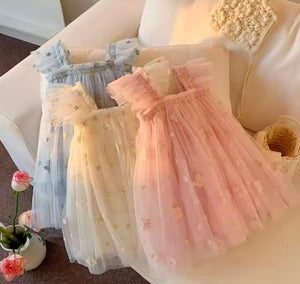 Whimsical Butterfly Fairy Tulle Birthday Dress - Fox Baby & Co