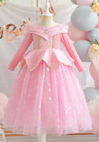 Load image into Gallery viewer, Enchanted Pink Princess Birthday Long Sleeve Party Dress Costume - Fox Baby &amp; Co
