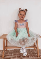 Load image into Gallery viewer, Ariel Pearl Mermaid Princess Birthday Party Dress - Fox Baby &amp; Co
