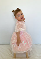Load image into Gallery viewer, Kids girls Luxe Butterfly Sequins Tulle Dress - Pink (pre order) - Fox Baby &amp; Co

