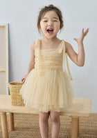 Load image into Gallery viewer, Kids little girls Ballerina Pearl Dress - Gold (limited edition) - Fox Baby &amp; Co
