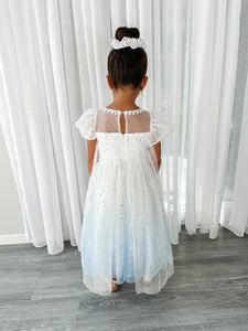 White Snow Princess Birthday Party Dress