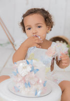 Load image into Gallery viewer, Girls Cake Smash Frill Romper - Fox Baby &amp; Co
