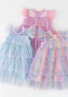 Load image into Gallery viewer, Enchanted Tulle Princess Tulle Birthday Dress Pink Rainbow - Fox Baby &amp; Co
