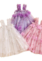 Load image into Gallery viewer, French Floral Fairy Tulle Dress - Musk Pink - Fox Baby &amp; Co
