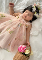 Load image into Gallery viewer, Arabella Garden Floral Tulle Birthday Dress - Pink - Fox Baby &amp; Co
