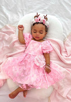 Load image into Gallery viewer, Kids little girls Pandora Butterfly Tulle Dress - Pink - Fox Baby &amp; Co
