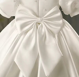 Kids little Pearl Girl Flowergirl Luxe Party Dress (pre order) - Fox Baby & Co