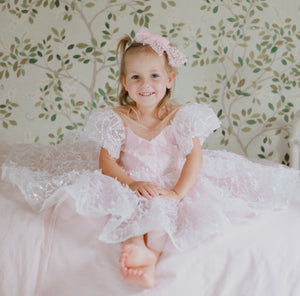 Kids girls Enchanted Dreams Butterfly Sequins Tulle Dress - Pink (pre order) - Fox Baby & Co