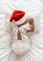 Load image into Gallery viewer, White Christmas Sparkle Frill Romper - Fox Baby &amp; Co
