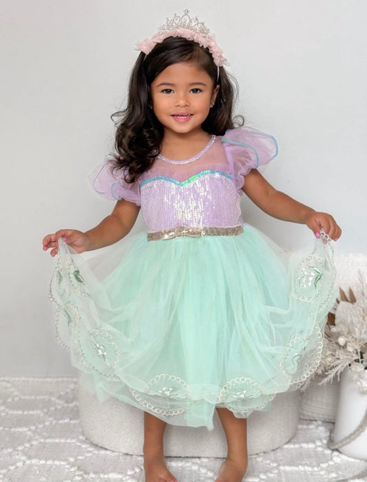 New Style Mermaid Princess Birthday Party Dress Costume - Fox Baby & Co