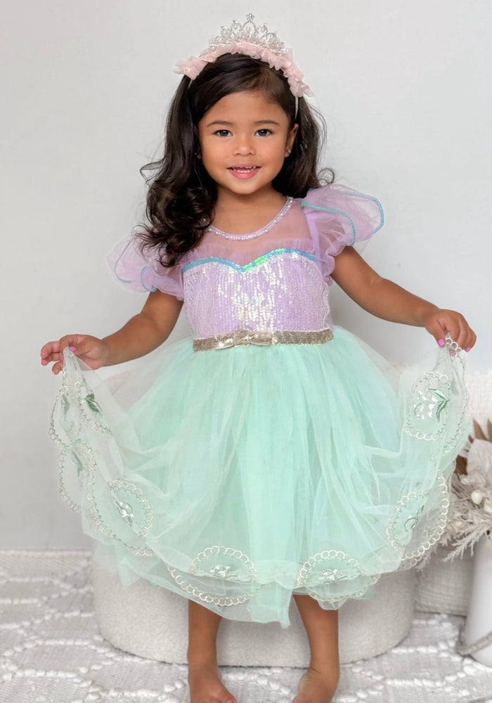 Mermaid princess costume hotsell