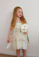 Load image into Gallery viewer, Arabella Garden Floral Tulle Birthday Dress - lemon - Fox Baby &amp; Co
